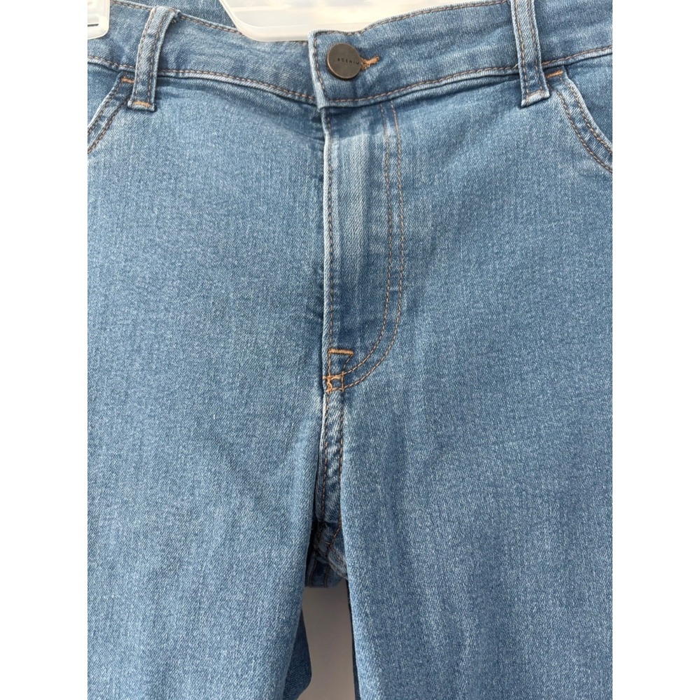 H&M Womens Size 16 Blue Denim Jeans 98%Cotton 2% Elastane Slim Fit Casual Pants - Picture 2 of 6